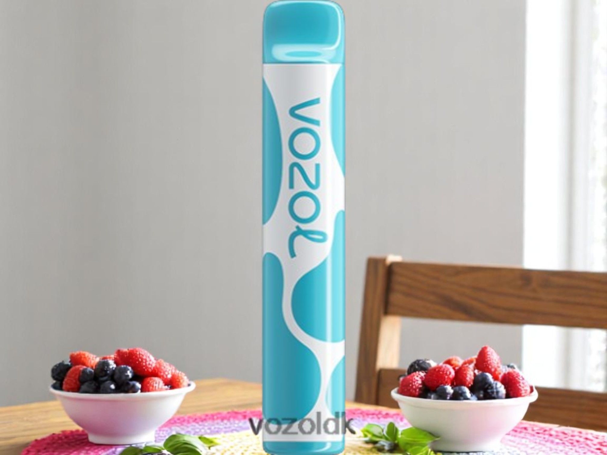 VOZOL JOYGO 600 Vape &ndash; 600 Puf Bl&aring;b&aelig;r Sur Hindb&aelig;r | Bedste Engangsvape i Danmark 2025