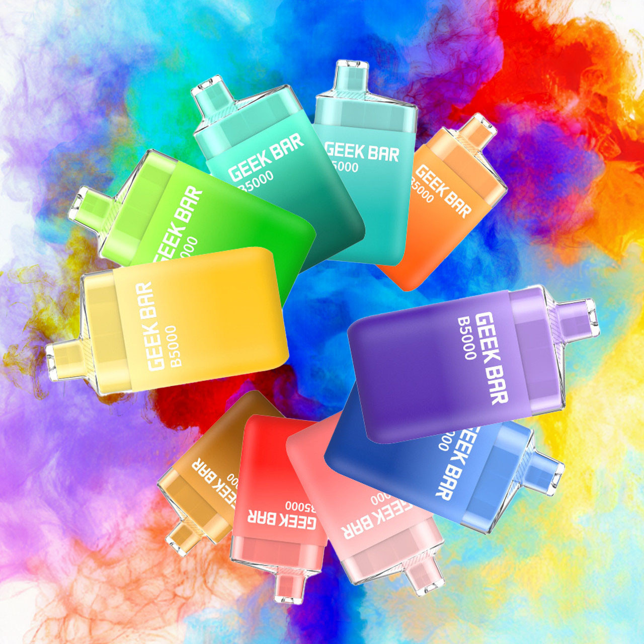 Geek Bar B5000 engangsdampe - jordb&aelig;r bananis: En smagseksplosion for danske vapers i 2025