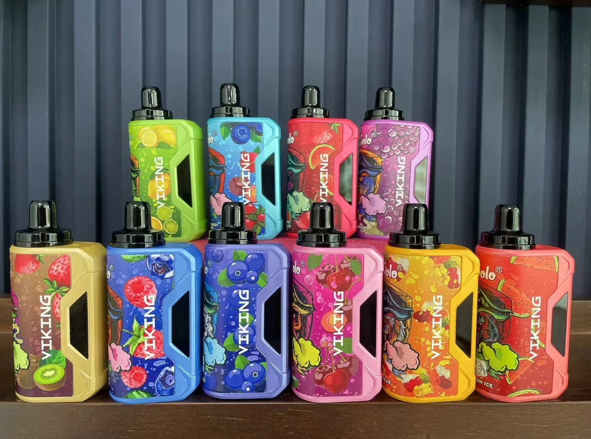 VapSolo VIKING 12000 engangs vape &ndash; citron fersken: Kraft, finesse og smag i &eacute;t tr&aelig;k