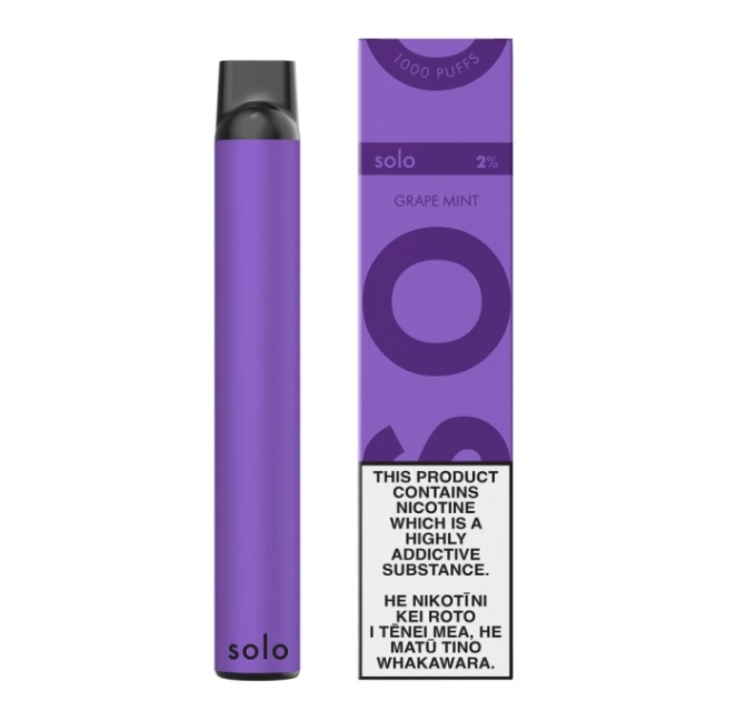 Solo Vape 1000 Puffs: Din Ultimative, Friske F&oslash;lgesvend med Den Euforiske Druemynte-Aroma
