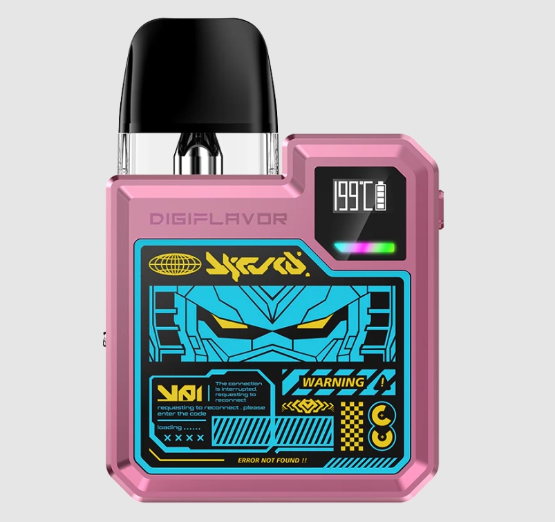 Digiflavor Digi-Q Pod Kit: Mecha Pink - Dansk Designkraft i Din Lomme