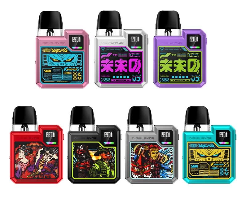 Digiflavor Digi-Q Pod Kit: Mecha Pink - Dansk Designkraft i Din Lomme