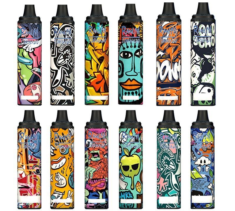 RandM Tornado 6000 Puffs Vape &ndash; Banan Vaniljeis med Power og Personlighed