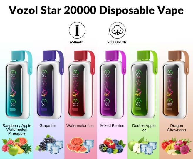 VOZOL STAR 20000 Puffs - Cherry Cola: Din Nye Dagsorden i Dampverdenen (2025)