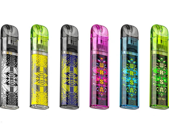 Lost Vape Ursa Nano Art 18W Pod Kit &ndash; Gul Sand x Haleido Kunst: N&aring;r Teknologi og Design M&oslash;des i Perfekt Harmoni