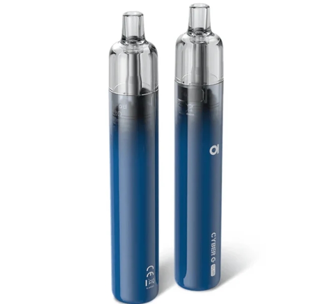 Aspire Cyber G Slim Pod Vape &ndash; bl&aring;: Den elegante fusion af form og funktion i dansk vapingkultur