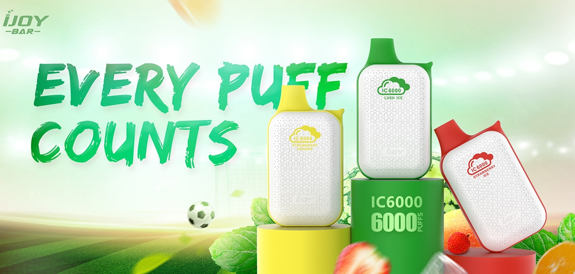 iJOY Bar IC6000 Vape - Guava Kiwi Passionsfrugt: En Tropisk Smagseksplosion