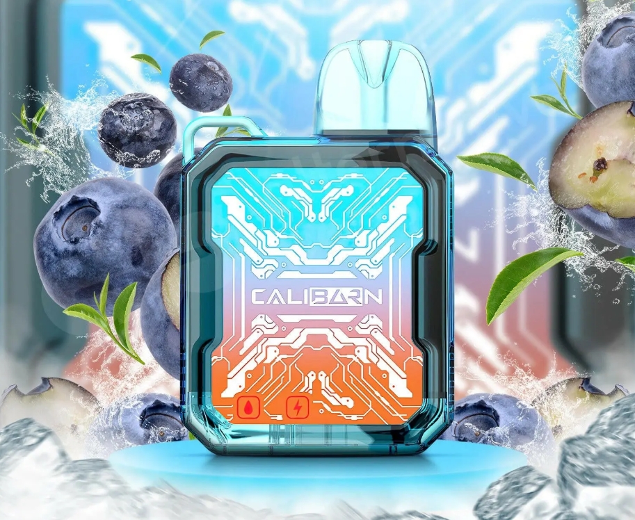 UWELL CALIBURN Bar B6000: En Friskb&oslash;lge af Bl&aring; Razz Ice i Din Lomme