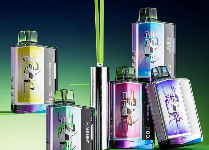 Oplev Ultimativ Frihed: MOTI Beast Pro 10000 Puffs - Din Explosion af Bl&aring; Razz Is!