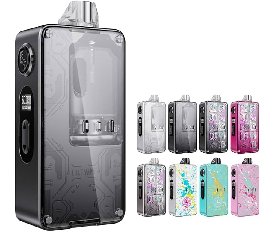 Lost Vape Centaurus B60 AIO Kit: Din Cybernetiske Portal til Dansk Dampgl&aelig;de (Cyber Sort Edition)