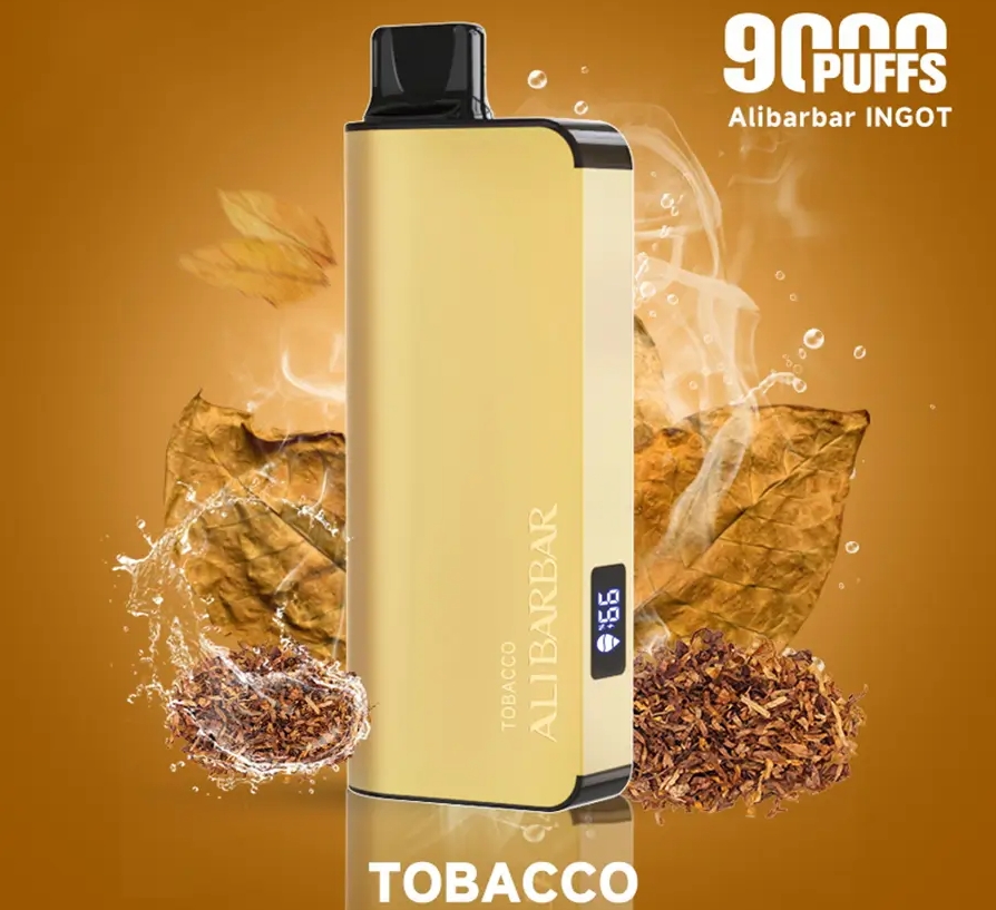 Alibarbar Ingot 9000 Puffs Vape - Tobak: En ny klassiker p&aring; det danske dampemarked i 2025